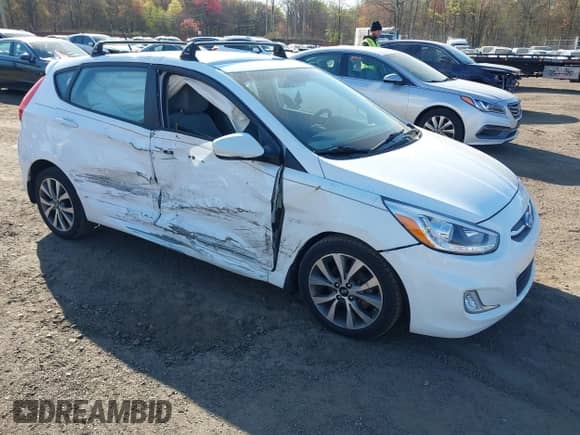 2017 Hyundai Accent Sport with VIN KMHCU5AE4HU336243, listed as a IAAI auction lot 42071434 with 89,345 mi miles and . Bid and sale history available at DreamBid. Image 1.