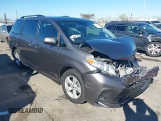 ✅ 2020 Toyota Sienna LE • VIN: 5TDKZ3DCXLS067856 • Lot: 43811903. Listed on IAAI with 94,899 mi. Free auction sales archive from the USA and detailed vehicle history report at DreamBid. Image 1.