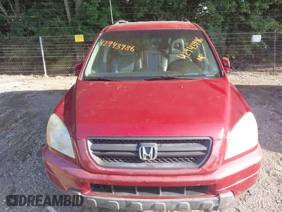 ✅ 2003 Honda Pilot EX • VIN: 2HKYF18683H565748 • Lot: 42943986. Listed on IAAI with 195,363 mi. Free auction sales archive from the USA and detailed vehicle history report at DreamBid. Image 12.