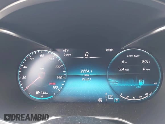 ✅ 2022 Mercedes-Benz C 300 • VIN: W1KWJ8DB7NG115264 • Lot: 41353889. Listed on IAAI with 24,361 mi. Free auction sales archive from the USA and detailed vehicle history report at DreamBid. Image 7.