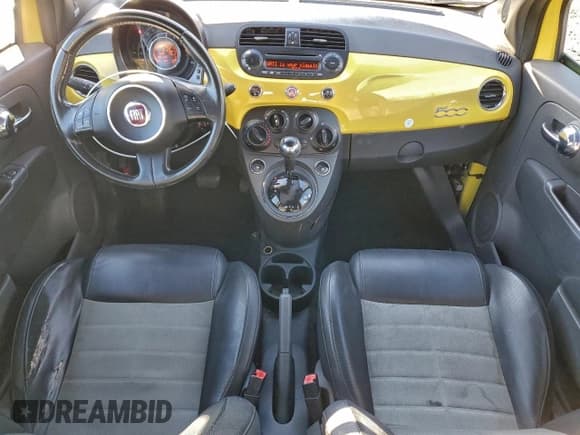 ✅ 2012 FIAT 500 Sport • VIN: 3C3CFFBR0CT123254 • Lot: 95402275. Listed on Copart with 61,432 mi. Free auction sales archive from the USA and detailed vehicle history report at DreamBid. Image 8.