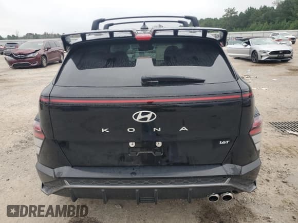 ✅ 2025 Hyundai Kona N Line S • VIN: KM8HB3A36SU186724 • Lot: 81016815. Listed on Copart with 14,817 mi. Free auction sales archive from the USA and detailed vehicle history report at DreamBid. Image 6.