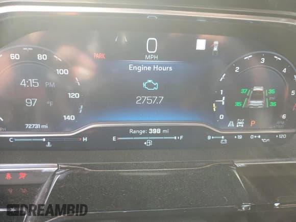 ✅ 2022 Chevrolet Silverado 1500 • VIN: 1GCUDJET4NZ633022 • Лот: 85700345. Опубликован ранее на Copart с пробегом 72 731 миль. Бесплатный доступ к архиву аукционных продаж из США и подробный отчёт об истории автомобиля на DreamBid. Изображение 9.