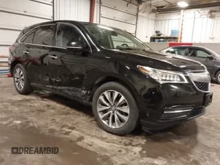 ✅ 2016 Acura MDX Technology • VIN: 5FRYD4H47GB060308 • Lot: 43217095. Listed on IAAI with 155,083 mi. Free auction sales archive from the USA and detailed vehicle history report at DreamBid. Image 1.