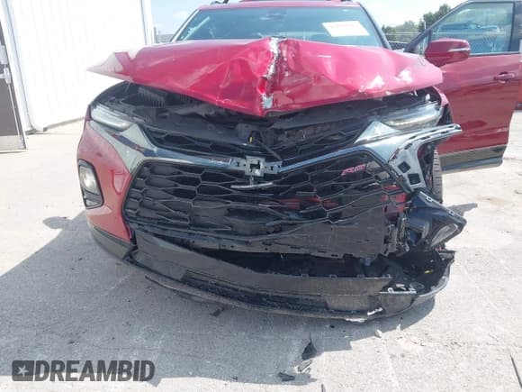 ✅ 2020 Chevrolet Blazer RS • VIN: 3GNKBKRS4LS557081 • Lot: 43150723. Listed on IAAI with 104,348 mi. Free auction sales archive from the USA and detailed vehicle history report at DreamBid. Image 6.