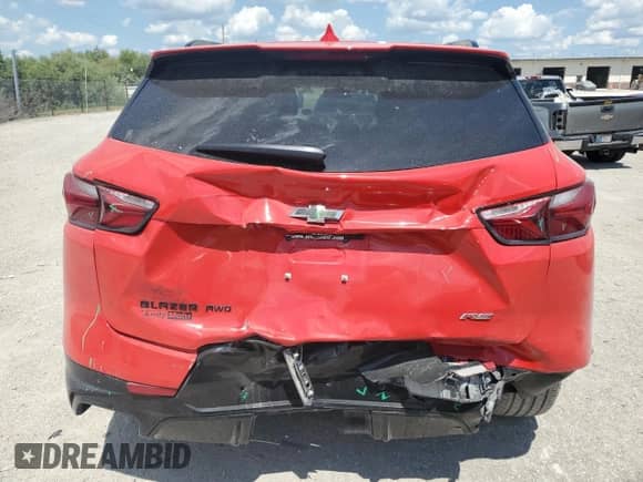 2020 Chevrolet Blazer RS with VIN 3GNKBKRS9LS563314, listed as a Copart auction lot 67278504 with 67,295 mi miles and Salvage title. Bid and sale history available at DreamBid. Image 6.