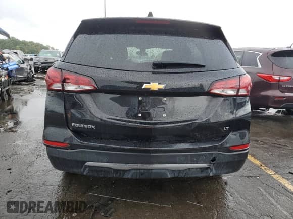 2022 Chevrolet Equinox LT with VIN 2GNAXKEV5N6123038, listed as a Copart auction lot 83865835 with 46,141 mi miles and Salvage title. Bid and sale history available at DreamBid. Image 6.