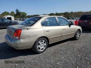 2002 Hyundai Elantra GLS z VIN KMHDN45D42U421622, wystawiony jako Copart lot #75853664 z przebiegiem 57 595 mil mil oraz Czysty tytuł • Clean title. Historia ofert i sprzedaży dostępna na DreamBid. Obrazek 3.