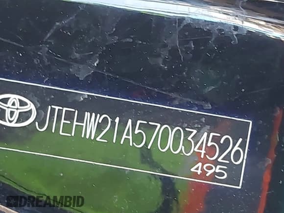 ✅ 2007 Toyota Highlander • VIN: JTEHW21A570034526 • Лот: 43757577. Опубликован ранее на IAAI с пробегом 223 401 миль. Бесплатный доступ к архиву аукционных продаж из США и подробный отчёт об истории автомобиля на DreamBid. Изображение 9.