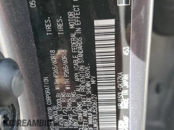 ✅ 2018 Lexus GX 460 Luxury • VIN: JTJJM7FX1J5206127 • Лот: 49961305. Опубликован ранее на Copart с пробегом 51 846 миль. Бесплатный доступ к архиву аукционных продаж из США и подробный отчёт об истории автомобиля на DreamBid. Изображение 16.