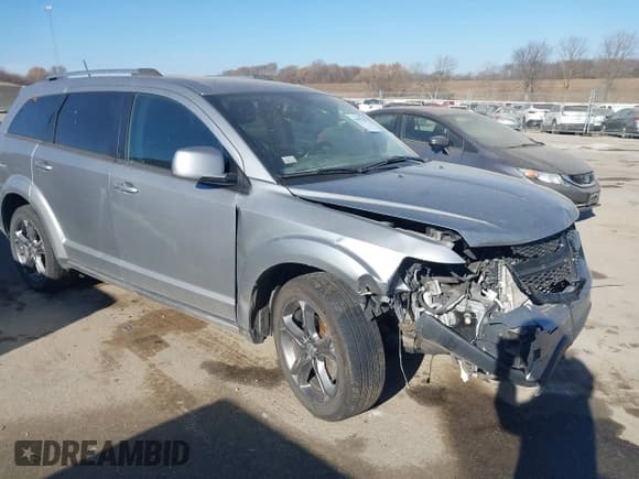 ✅ 2015 Dodge Journey Crossroad • VIN: 3C4PDDGG6FT533267 • Lot: 43695333. Listed on IAAI with 129,039 mi. Free auction sales archive from the USA and detailed vehicle history report at DreamBid. Image 1.