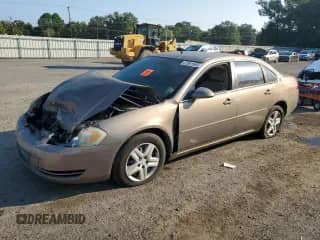 2006 Chevrolet Impala LS z VIN 2G1WB55K269261813, wystawiony jako Copart lot #67061365 z przebiegiem 165 987 mil mil oraz Szkoda całkowita • Salvage title. Historia ofert i sprzedaży dostępna na DreamBid. Obrazek 1.