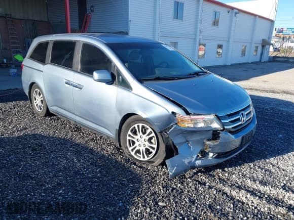 ✅ 2012 Honda Odyssey EX • VIN: 5FNRL5H44CB116150 • Lot: 43497410. Listed on IAAI with 139,959 mi. Free auction sales archive from the USA and detailed vehicle history report at DreamBid. Image 1.