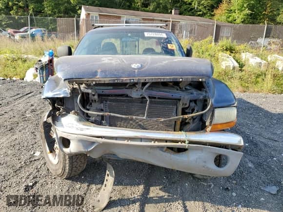 2000 Dodge Dakota Sport z VIN 1B7GG22N2YS659373, wystawiony jako Copart lot #75728094 z przebiegiem Nie podano mil oraz Szkoda całkowita • Salvage title. Historia ofert i sprzedaży dostępna na DreamBid. Obrazek 5.