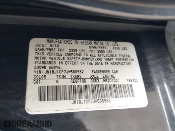 ✅ 2018 Nissan Rogue S • VIN: JN1BJ1CP7JW500582 • Lot: 42494097. Wystawiony na IAAI z przebiegiem 118 389 mil. Bezpłatny archiwum sprzedaży aukcyjnych z USA i szczegółowy raport historii pojazdu na DreamBid. Zdjęcie 9.