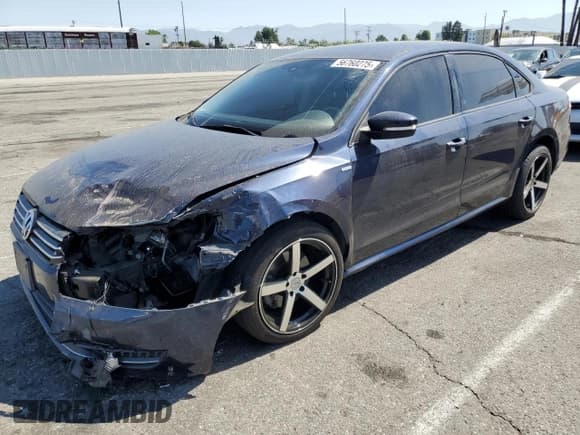 ✅ 2014 Volkswagen Passat S • VIN: 1VWAP7A31EC016261 • Lot: 56760275. Listed on Copart with 169,122 mi. Free auction sales archive from the USA and detailed vehicle history report at DreamBid. Image 1.