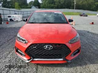 2020 Hyundai Veloster with VIN KMHT36AH4LU005089, listed as a Copart auction lot 70188344 with 26,928 mi miles and Salvage title. Bid and sale history available at DreamBid. Image 5.