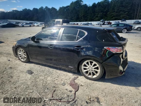 ✅ 2012 Lexus CT 200h Premium • VIN: JTHKD5BH6C2108532 • Lot: 82416345. Listed on Copart with 195,097 mi. Free auction sales archive from the USA and detailed vehicle history report at DreamBid. Image 2.