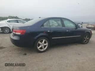 2008 Hyundai Sonata SE with VIN 5NPEU46CX8H361642, listed as a Copart auction lot 71280624 with 122,681 mi miles and Salvage title. Bid and sale history available at DreamBid. Image 3.