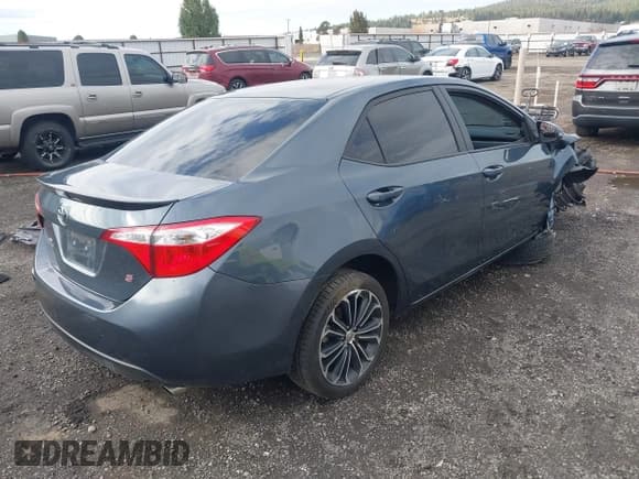 ✅ 2016 Toyota Corolla L • VIN: 2T1BURHE1GC619532 • Lot: 43400559. Listed on IAAI with 150,016 mi. Free auction sales archive from the USA and detailed vehicle history report at DreamBid. Image 4.
