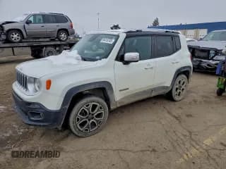 ✅ 2015 Jeep Renegade Limited • VIN: ZACCJBDT9FPB40982 • Lot: 94418745. Listed on Copart with 121,439 mi. Free auction sales archive from the USA and detailed vehicle history report at DreamBid. Image 1.