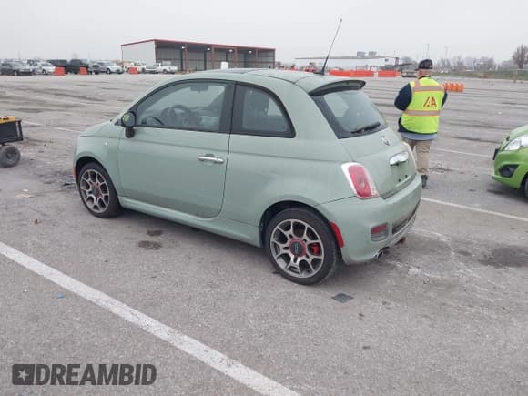 ✅ 2012 FIAT 500 Sport • VIN: 3C3CFFBR7CT188943 • Lot: 43787314. Listed on IAAI with 122,591 mi. Free auction sales archive from the USA and detailed vehicle history report at DreamBid. Image 3.