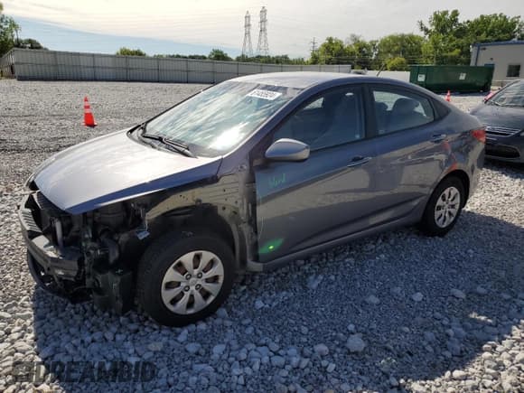 ✅ 2016 Hyundai Accent SE • VIN: KMHCT4AE3GU044420 • Лот: 61455924. Опубликован ранее на Copart с пробегом 128 798 миль. Бесплатный доступ к архиву аукционных продаж из США и подробный отчёт об истории автомобиля на DreamBid. Изображение 1.