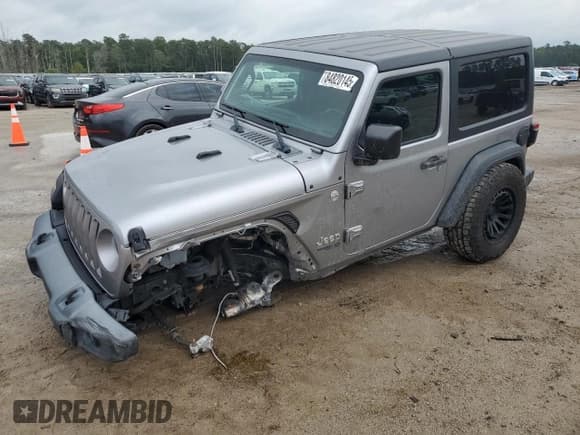 ✅ 2020 Jeep Wrangler Sport S • VIN: 1C4GJXAN7LW110544 • Lot: 84820145. Listed on Copart with 56,306 mi. Free auction sales archive from the USA and detailed vehicle history report at DreamBid. Image 1.