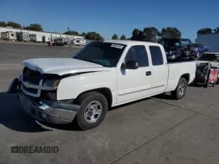 2004 Chevrolet Silverado 1500 LS with VIN 2GCEC19V241219313, listed as a Copart auction lot 80907455 with 155,849 mi miles and Salvage title. Bid and sale history available at DreamBid. Image 1.