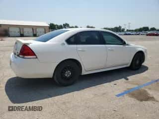 2009 Chevrolet Impala Police Police with VIN 2G1WS57M191231817, listed as a Copart auction lot 59637255 with 186,007 mi miles and Salvage title. Bid and sale history available at DreamBid. Image 3.