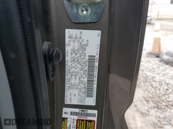 ✅ 2011 Toyota Tacoma • VIN: 5TFNX4CN0BX005533 • Lot: 91642455. Wystawiony na Copart z przebiegiem 160 118 mil. Bezpłatny archiwum sprzedaży aukcyjnych z USA i szczegółowy raport historii pojazdu na DreamBid. Zdjęcie 12.