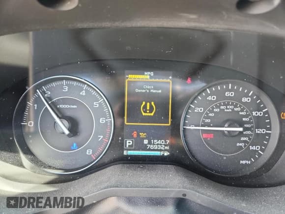 ✅ 2017 Subaru Impreza Premium • VIN: 4S3GTAD68H3703513 • Lot: 80008845. Listed on Copart with 76,932 mi. Free auction sales archive from the USA and detailed vehicle history report at DreamBid. Image 9.