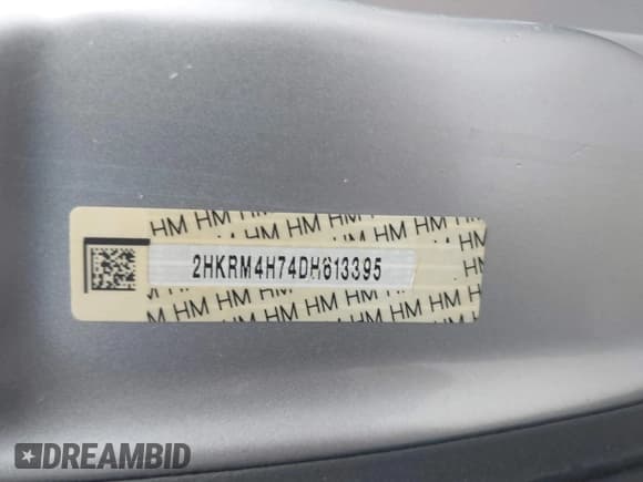 ✅ 2013 Honda CR-V EX-L • VIN: 2HKRM4H74DH613395 • Lot: 43828865. Listed on IAAI with 149,468 mi. Free auction sales archive from the USA and detailed vehicle history report at DreamBid. Image 9.