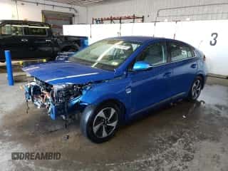 2018 Hyundai Ioniq SEL z VIN KMHC75LC6JU074217, wystawiony jako Copart lot #77321583 z przebiegiem 61 176 mil mil oraz . Historia ofert i sprzedaży dostępna na DreamBid. Obrazek 1.