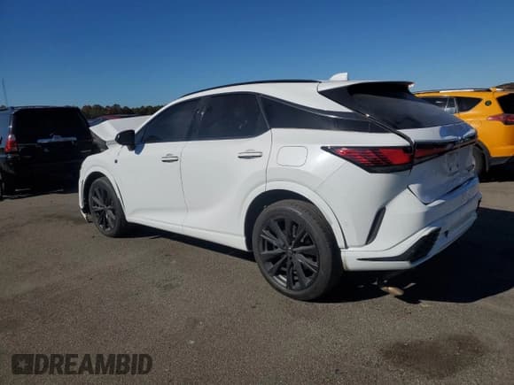 ✅ 2023 Lexus RX 500h F Sport Performance • VIN: 2T2BCMEA7PC003658 • Lot: 86792915. Wystawiony na Copart z przebiegiem 5 351 mil. Bezpłatny archiwum sprzedaży aukcyjnych z USA i szczegółowy raport historii pojazdu na DreamBid. Zdjęcie 2.