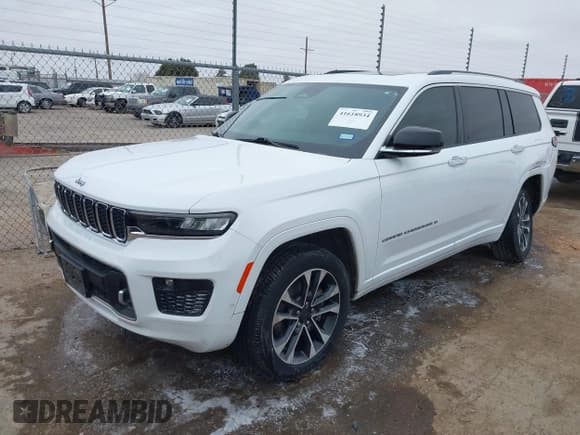 ✅ 2022 Jeep Grand Cherokee Overland • VIN: 1C4RJJDG9N8517470 • Lot: 41618934. Listed on IAAI with 64,580 mi. Free auction sales archive from the USA and detailed vehicle history report at DreamBid. Image 17.