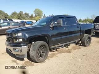 2015 Chevrolet Silverado 1500 LT z VIN 3GCUKREC1FG418428, wystawiony jako Copart lot #84203845 z przebiegiem 116 745 mil mil oraz Szkoda całkowita • Salvage title. Historia ofert i sprzedaży dostępna na DreamBid. Obrazek 1.
