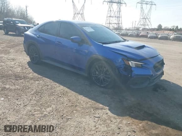 ✅ 2023 Subaru WRX Premium • VIN: JF1VBAF61P9807804 • Лот: 41779195. Опубликован ранее на IAAI с пробегом 24 989 миль. Бесплатный доступ к архиву аукционных продаж из США и подробный отчёт об истории автомобиля на DreamBid. Изображение 1.