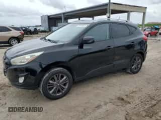 2015 Hyundai Tucson SE z VIN KM8JU3AG2FU063068, wystawiony jako Copart lot #73119014 z przebiegiem 150 596 mil mil oraz Czysty tytuł • Clean title. Historia ofert i sprzedaży dostępna na DreamBid. Obrazek 1.