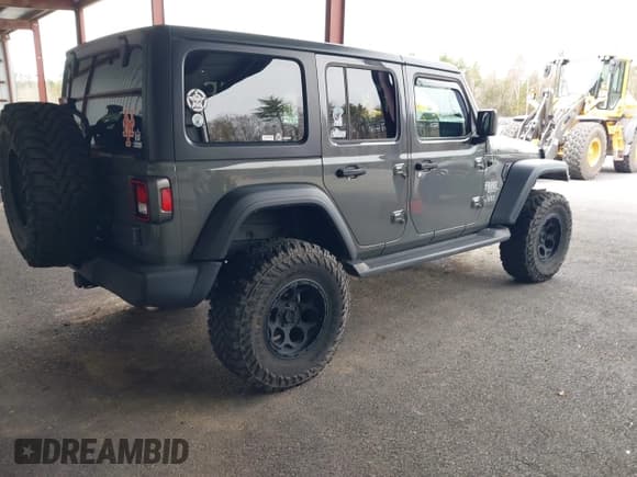 ✅ 2021 Jeep Wrangler Unlimited Sport S • VIN: 1C4HJXDG2MW542087 • Лот: 41893734. Опубликован ранее на IAAI с пробегом 57 000 миль. Бесплатный доступ к архиву аукционных продаж из США и подробный отчёт об истории автомобиля на DreamBid. Изображение 4.