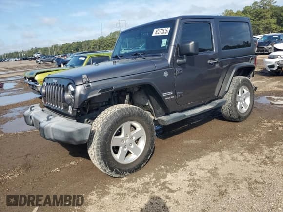 ✅ 2014 Jeep Wrangler Sport • VIN: 1C4AJWAG1EL187819 • Lot: 82273535. Wystawiony na Copart z przebiegiem 112 383 mil. Bezpłatny archiwum sprzedaży aukcyjnych z USA i szczegółowy raport historii pojazdu na DreamBid. Zdjęcie 1.