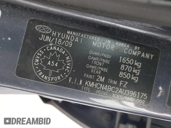 ✅ 2010 Hyundai Accent GL • VIN: KMHCN4BC2AU396175 • Лот: 43422975. Опубликован ранее на Copart с пробегом 32 458 миль. Бесплатный доступ к архиву аукционных продаж из США и подробный отчёт об истории автомобиля на DreamBid. Изображение 13.