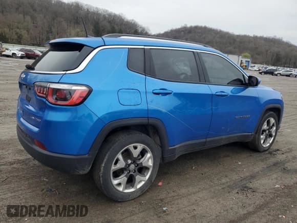 ✅ 2020 Jeep Compass Limited • VIN: 3C4NJCCB2LT114672 • Lot: 51437735. Listed on Copart with 92,250 mi. Free auction sales archive from the USA and detailed vehicle history report at DreamBid. Image 3.