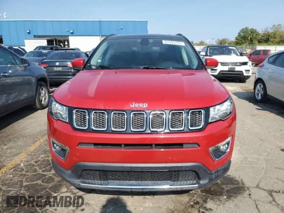 2018 Jeep Compass Limited с VIN 3C4NJDCB4JT266357, выставлен на аукционе Copart как лот 81565735 с пробегом 66 201 миль миль и Чистый • Clean title. История ставок и продаж доступна на DreamBid. Изображение 5.