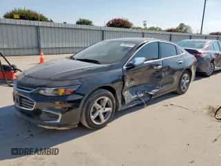 2017 Chevrolet Malibu LS z VIN 1G1ZB5ST3HF185393, wystawiony jako Copart lot #80525645 z przebiegiem 154 739 mil mil oraz Szkoda całkowita • Salvage title. Historia ofert i sprzedaży dostępna na DreamBid. Obrazek 1.