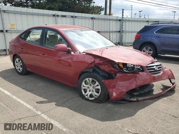 ✅ 2009 Hyundai Elantra GLS • VIN: KMHDU46D49U711113 • Lot: 69515205. Listed on Copart with 116,757 mi. Free auction sales archive from the USA and detailed vehicle history report at DreamBid. Image 4.
