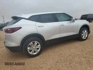 2020 Chevrolet Blazer LT with VIN 3GNKBBRA8LS697383, listed as a Copart auction lot 69918904 with 45,180 mi miles and Salvage title. Bid and sale history available at DreamBid. Image 3.