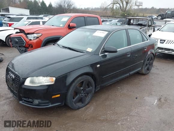✅ 2008 Audi A4 2.0T • VIN: WAUBF78EX8A089756 • Lot: 43743882. Listed on IAAI with 151,065 mi. Free auction sales archive from the USA and detailed vehicle history report at DreamBid. Image 2.