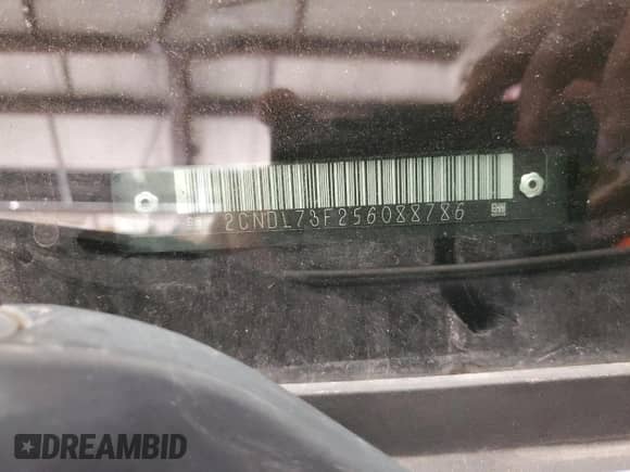 2005 Chevrolet Equinox LT z VIN 2CNDL73F256088786, wystawiony jako Copart lot #74846364 z przebiegiem 160 707 mil mil oraz Szkoda całkowita • Salvage title. Historia ofert i sprzedaży dostępna na DreamBid. Obrazek 14.