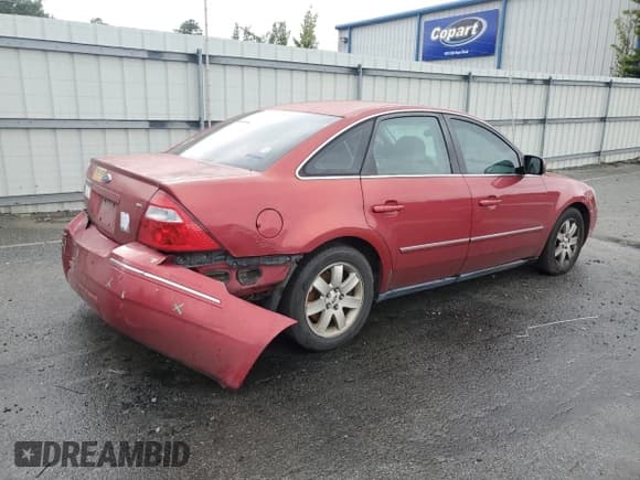 ✅ 2005 Ford Five Hundred SEL • VIN: 1FAFP24185G190624 • Lot: 56364185. Listed on Copart with Not provided. Free auction sales archive from the USA and detailed vehicle history report at DreamBid. Image 3.